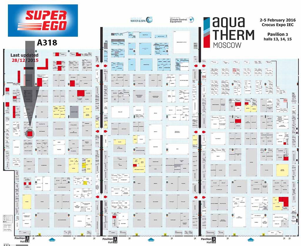 Официальное представительство SUPER-EGO в России примет участие в 20-ой Международной выставке AQUATHERM Moscow 2016