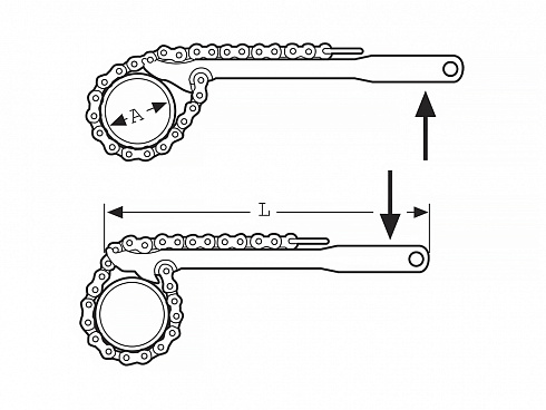 107 Двухсторонний цепной ключ 4