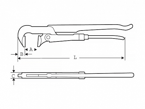 Газовый ключ 1.1/2